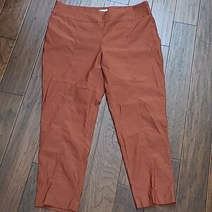 New Directions Dark Terracotta / Rust Colored Pullon Pants size 22W